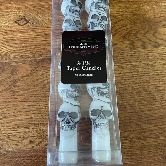 Other - Dark Enchantment Skull taper candles 2 pack